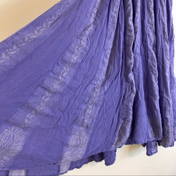 Free People FP One Paisley Vine Cut Out Dress Top - Picture 7 of 15